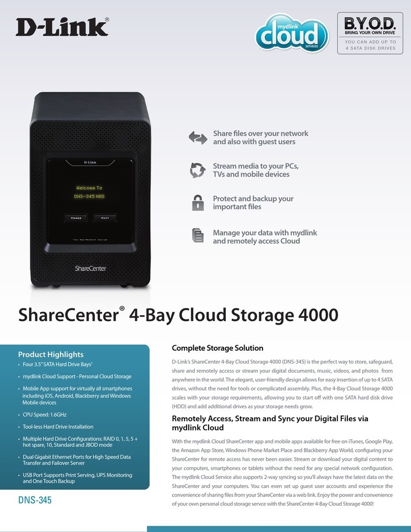 D-Link ShareCenter Quattro DNS-345 User manual