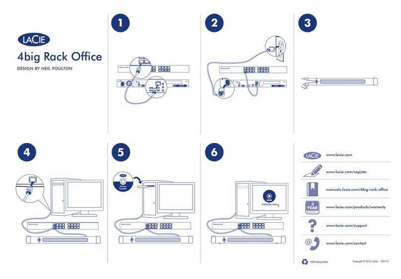 LaCie 4big Rack Office Quick install guide
