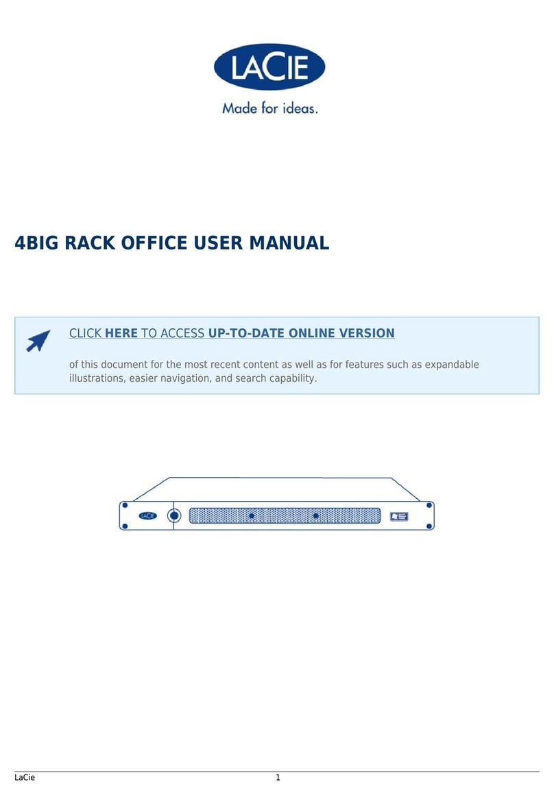 LaCie 4big Rack Office User manual