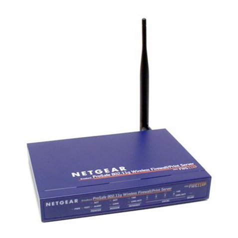 NETGEAR FWG114Pv2 - Wireless Firewall With USB Print... User manual NETGEAR FWG114Pv2 - Wireless Firewall With USB Print... User manual
