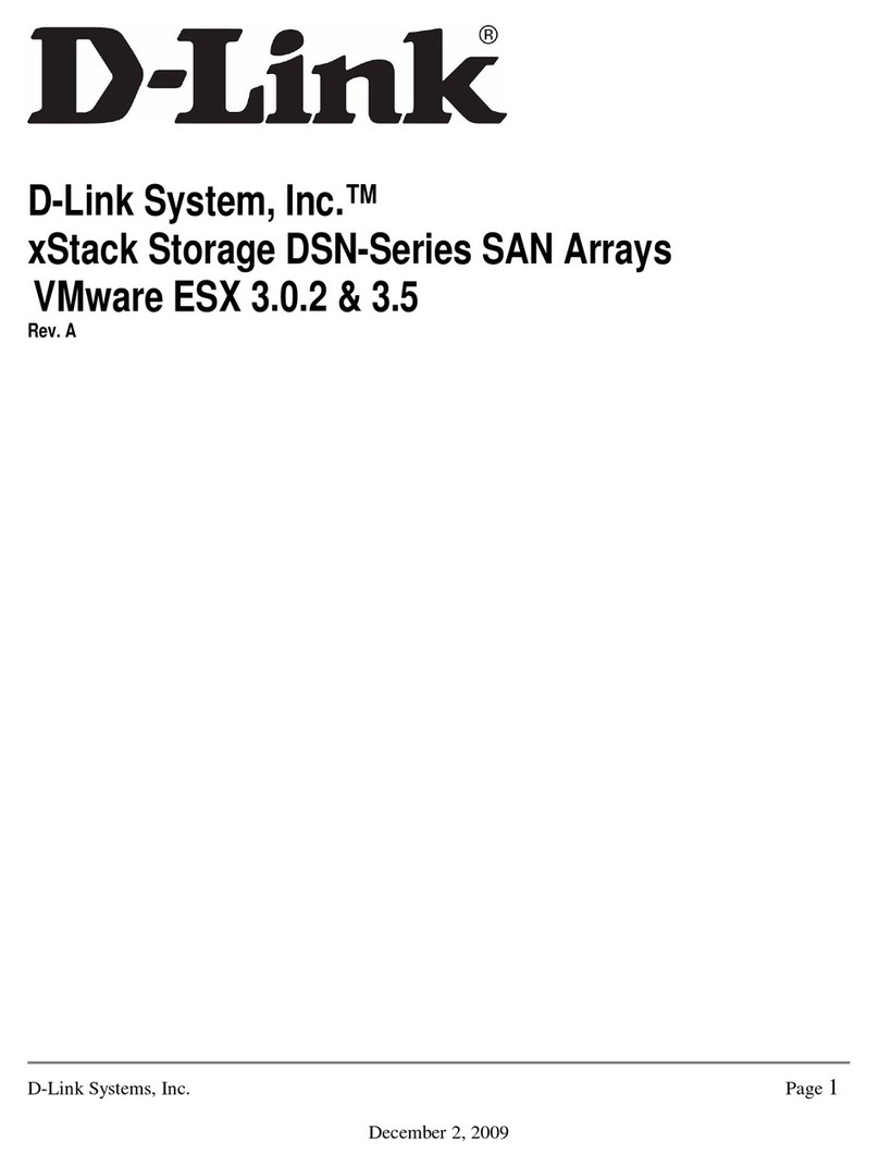 D-Link xStack Storage DSN-4000 Series User manual