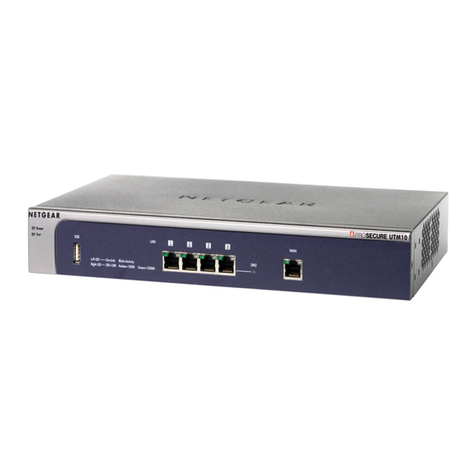 NETGEAR UTM10 - ProSecure Unified Threat Management... Installation and operating instructions