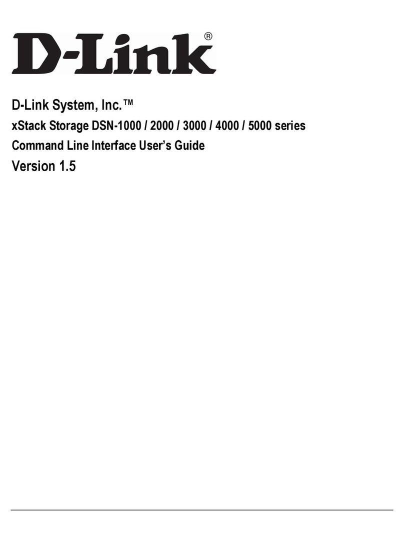 D-Link xStack Storage DSN-4000 Series User manual D-Link xStack Storage DSN-4000 Series User manual