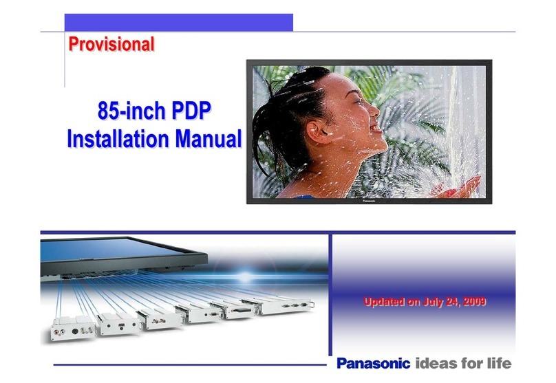 Panasonic TH-85PF12UK User manual
