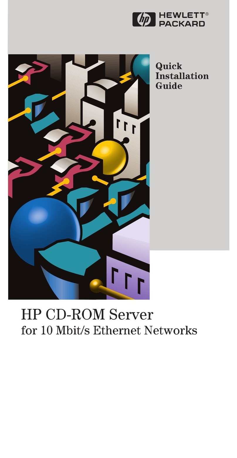 HP J3278B - SureStore CD-ROM Server/Tower 7 NAS... User manual
