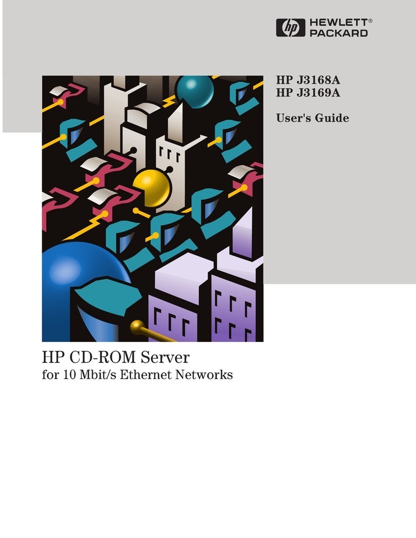 HP J3278B - SureStore CD-ROM Server/Tower 7 NAS... User manual