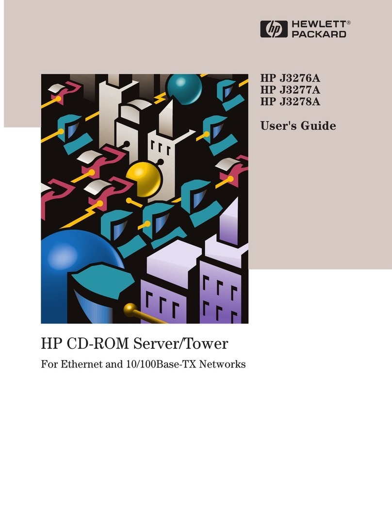 HP J3278B - SureStore CD-ROM Server/Tower 7 NAS... User manual
