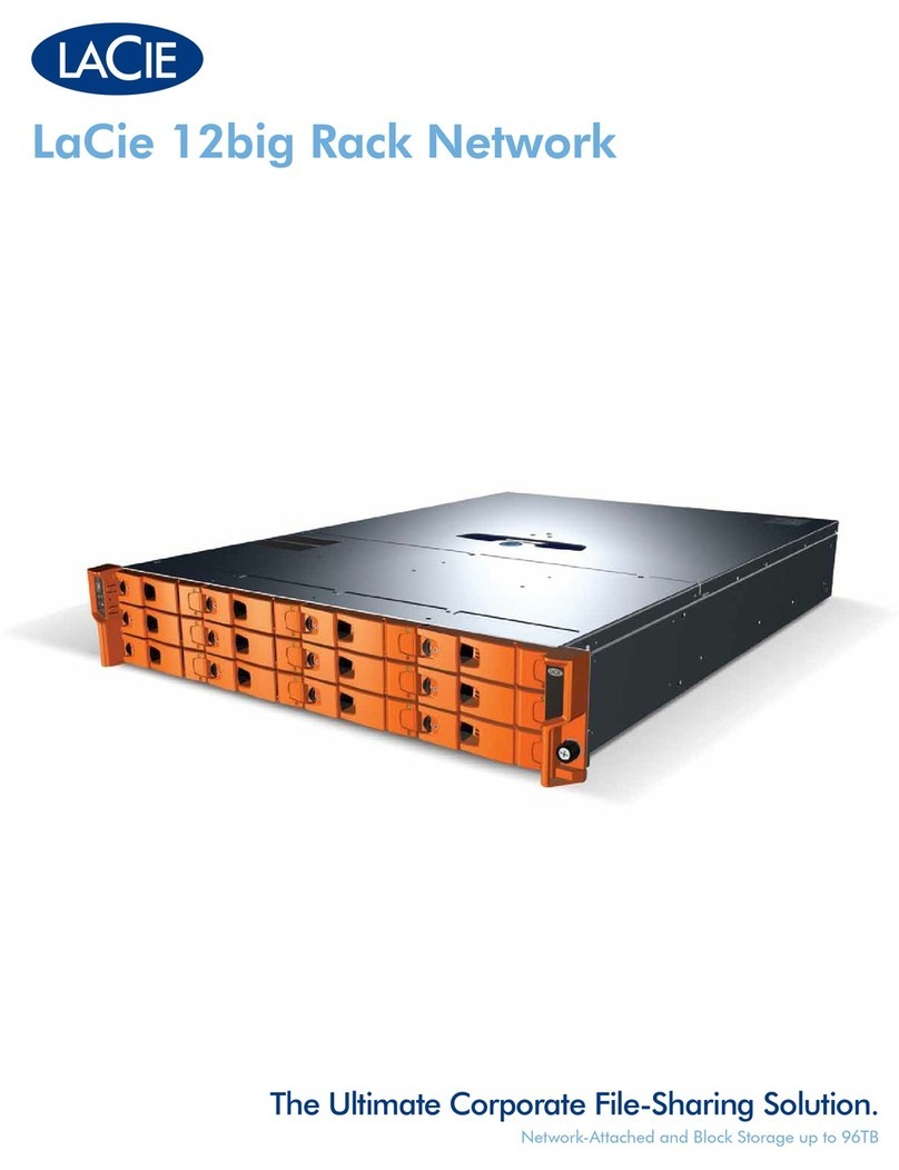 LaCie 12big Rack Fibre 8 User manual LaCie 12big Rack Fibre 8 User manual