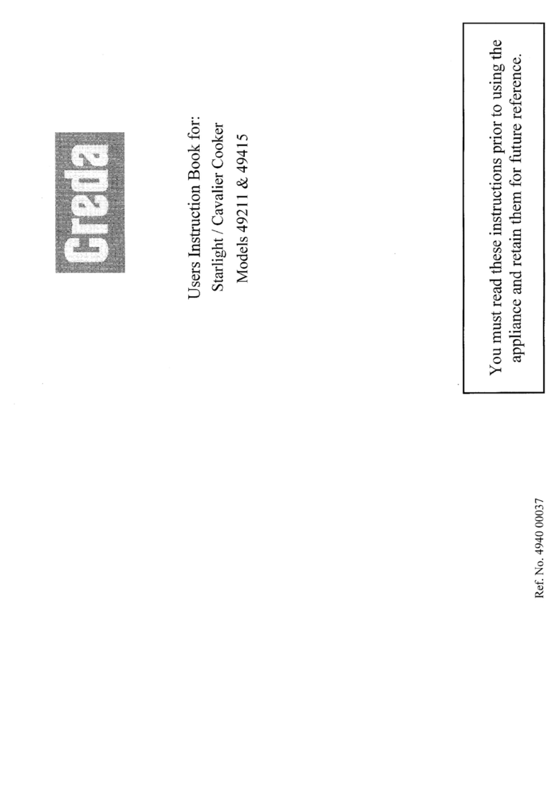 Creda HB49415 User manual Creda HB49415 User manual
