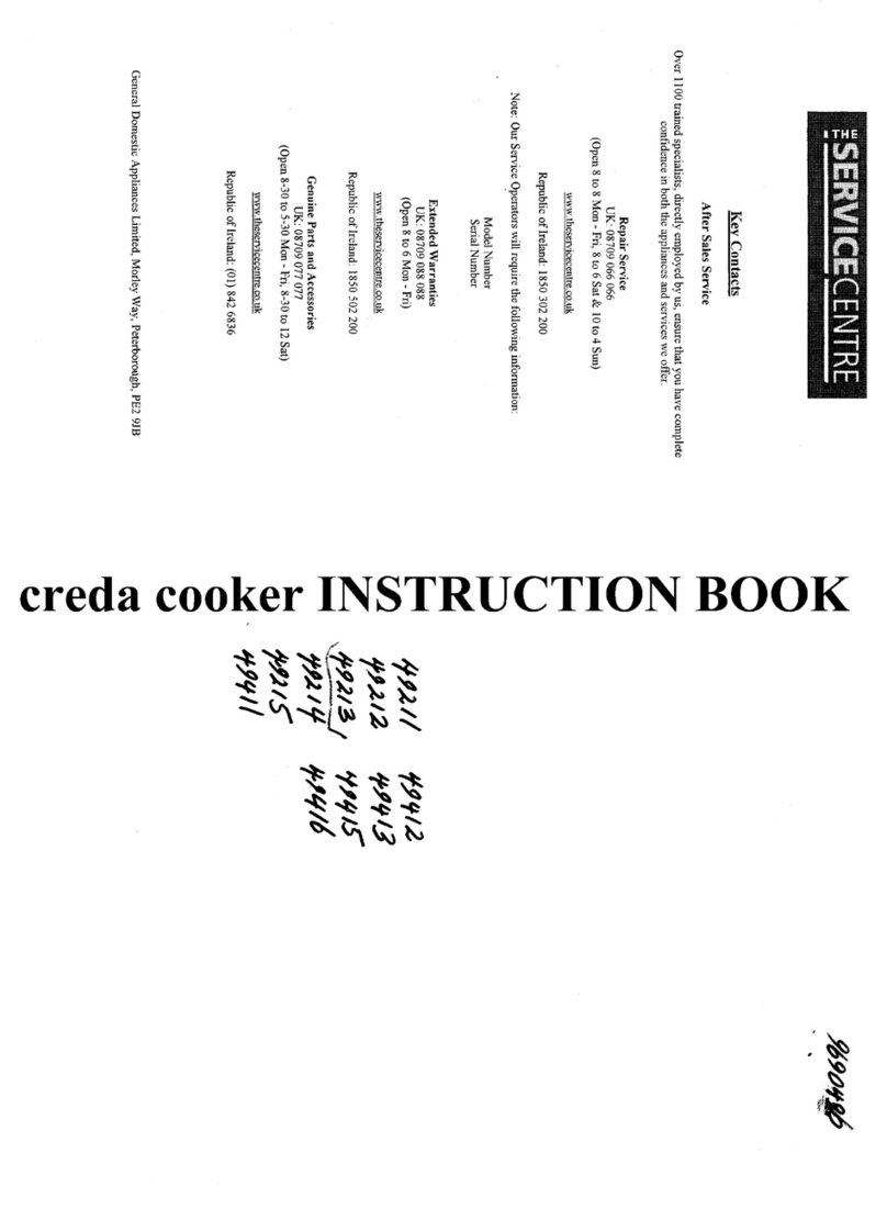 Creda HB49416 User manual