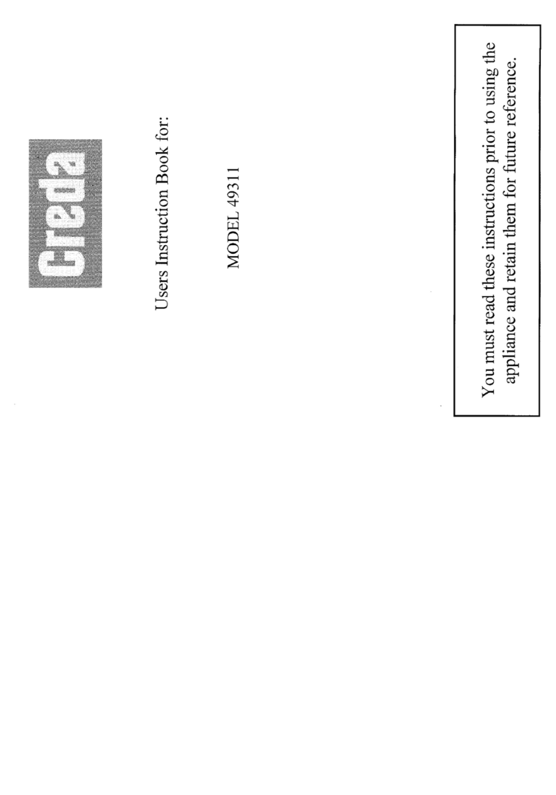 Creda HB49311 User manual