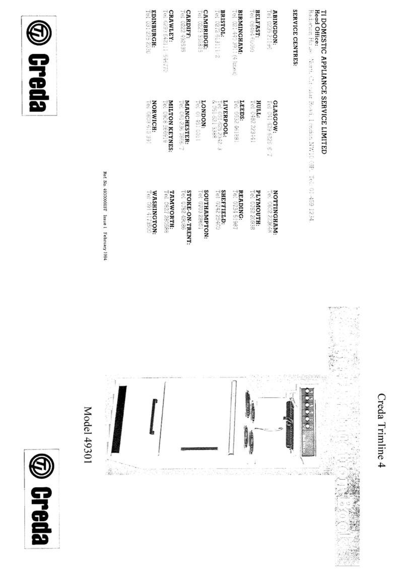 Creda HB49301 User manual Creda HB49301 User manual