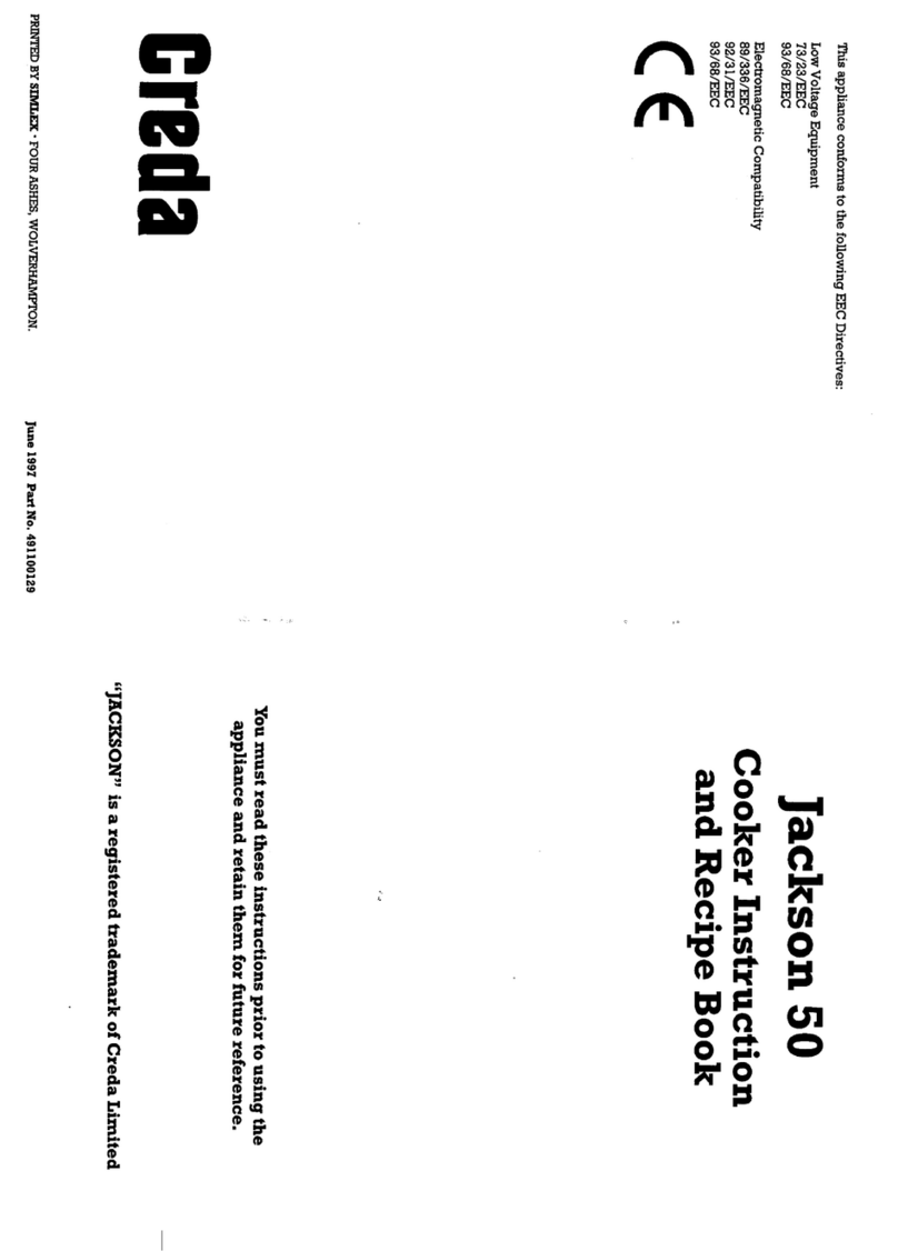 Creda HB49109 Quick guide Creda HB49109 Quick guide