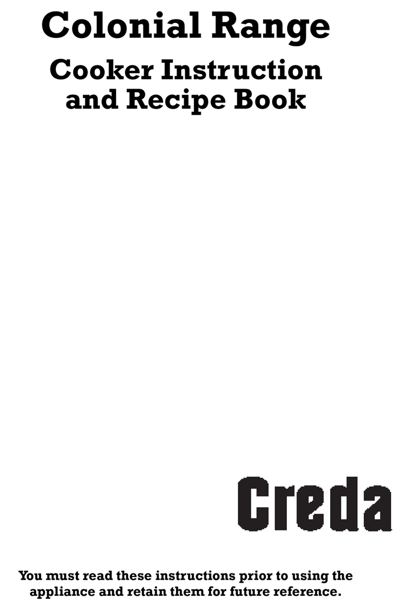 Creda HB49807 Instruction and recipe book