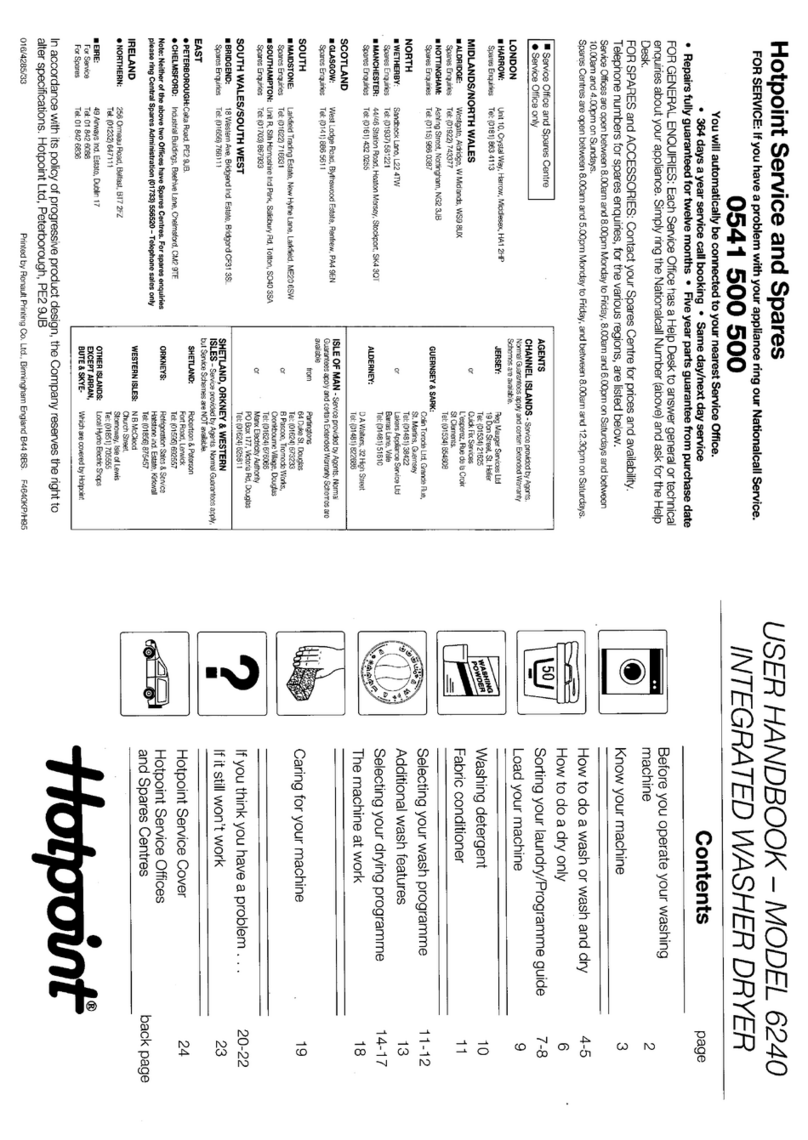 Hotpoint HB49726 Instruction Manual