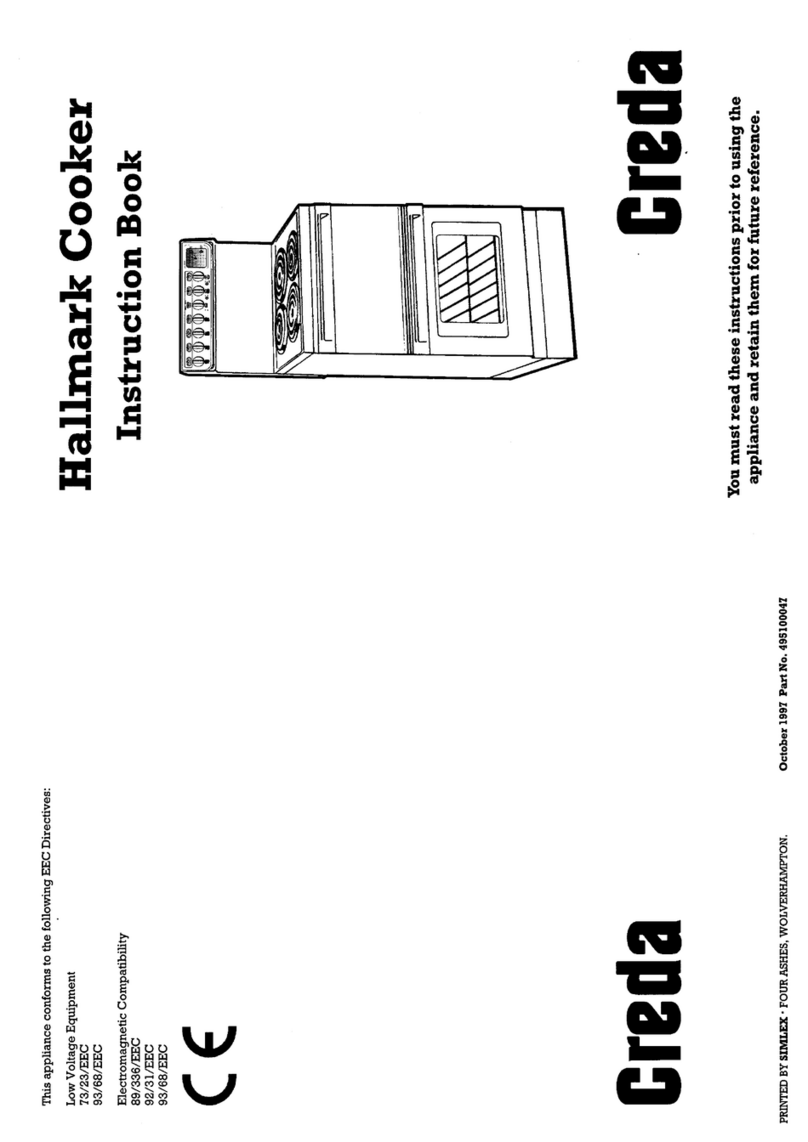 Creda HB49523 User manual Creda HB49523 User manual