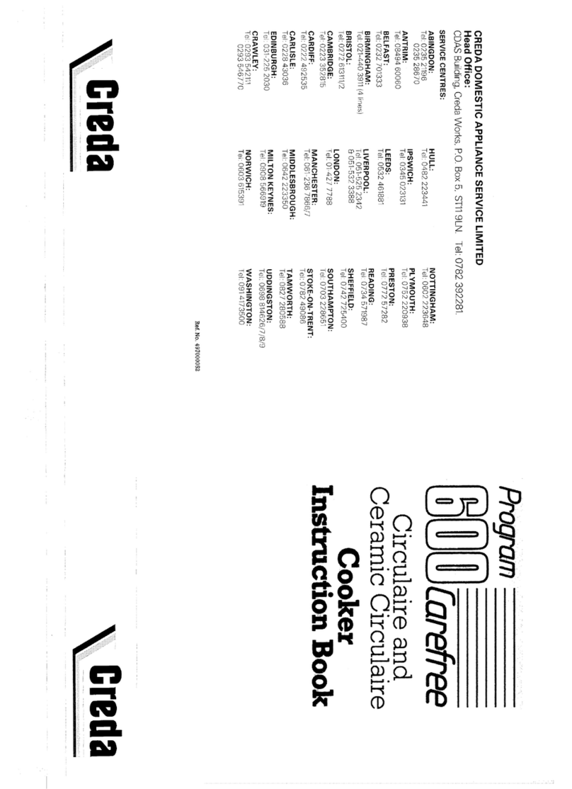 Creda HB49705 User manual