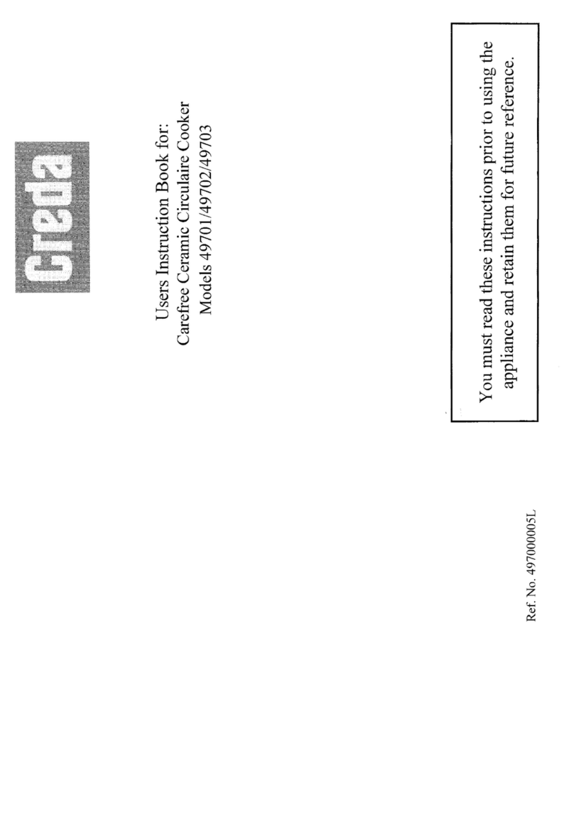 Creda HB49703 User manual Creda HB49703 User manual