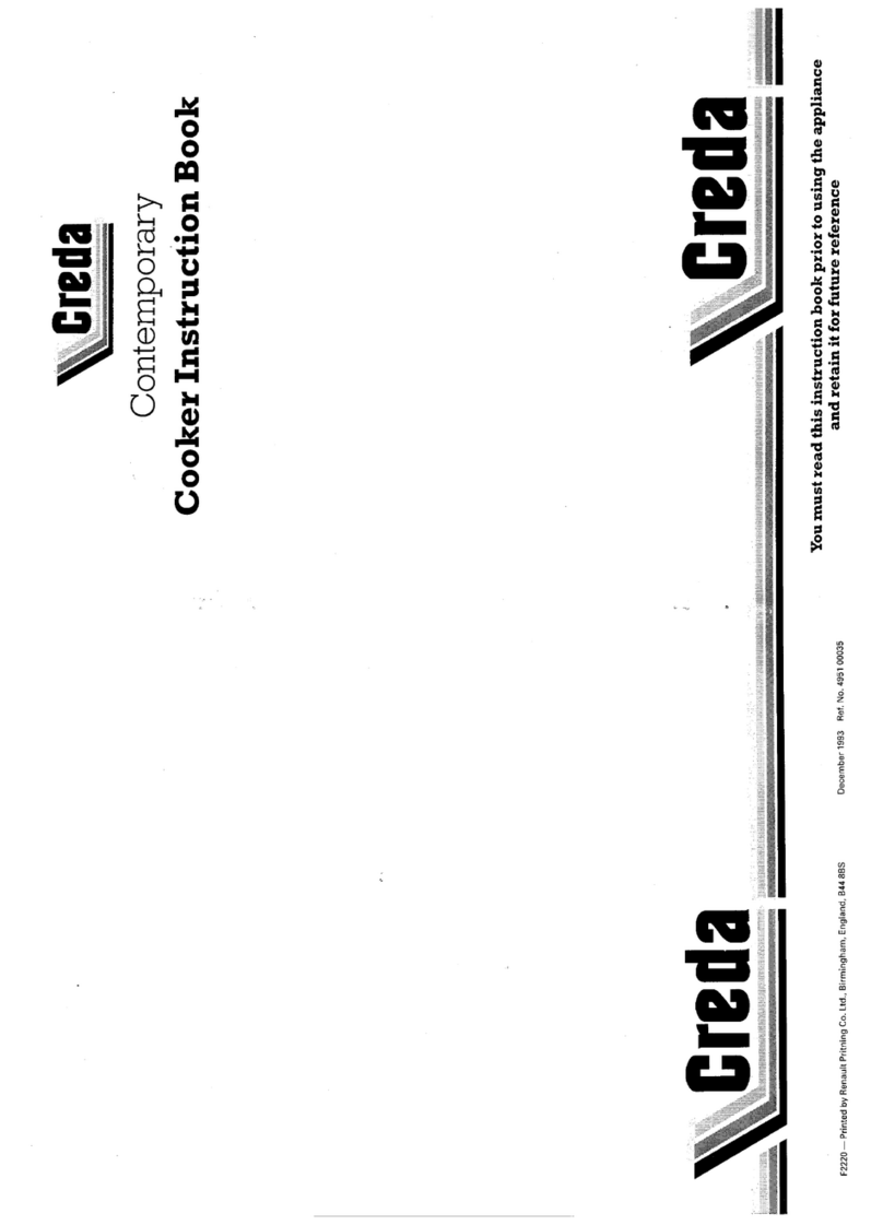 Creda HB49518 User manual Creda HB49518 User manual