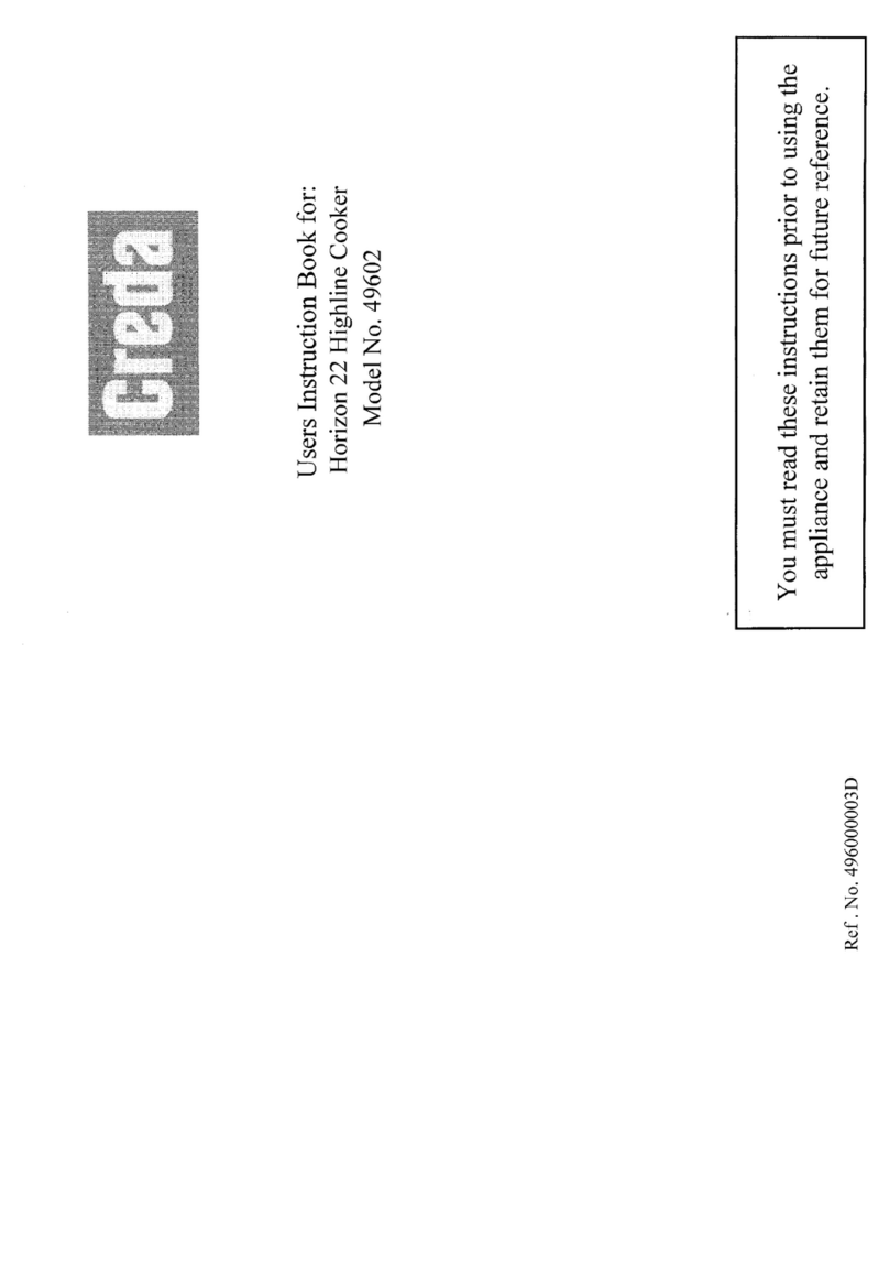 Creda HB49602 User manual Creda HB49602 User manual