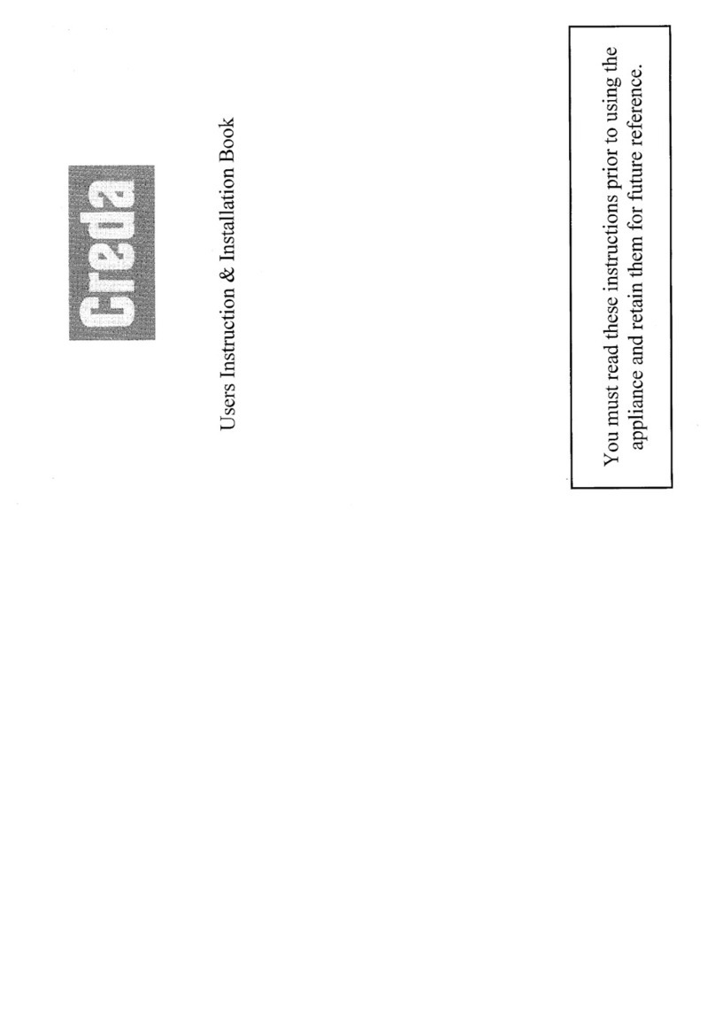 Creda HB48104 User instructions and installation manual