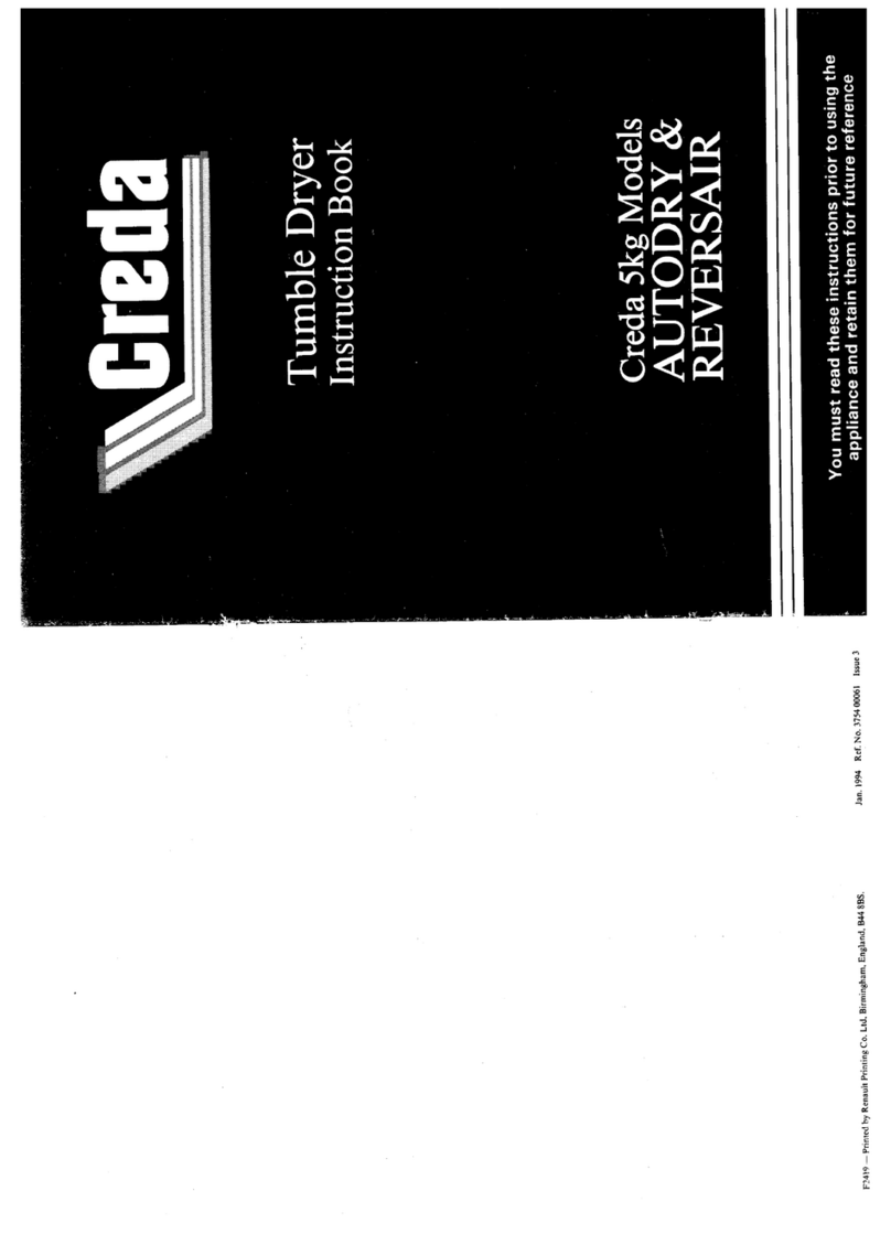 Creda HB37567E User manual Creda HB37567E User manual