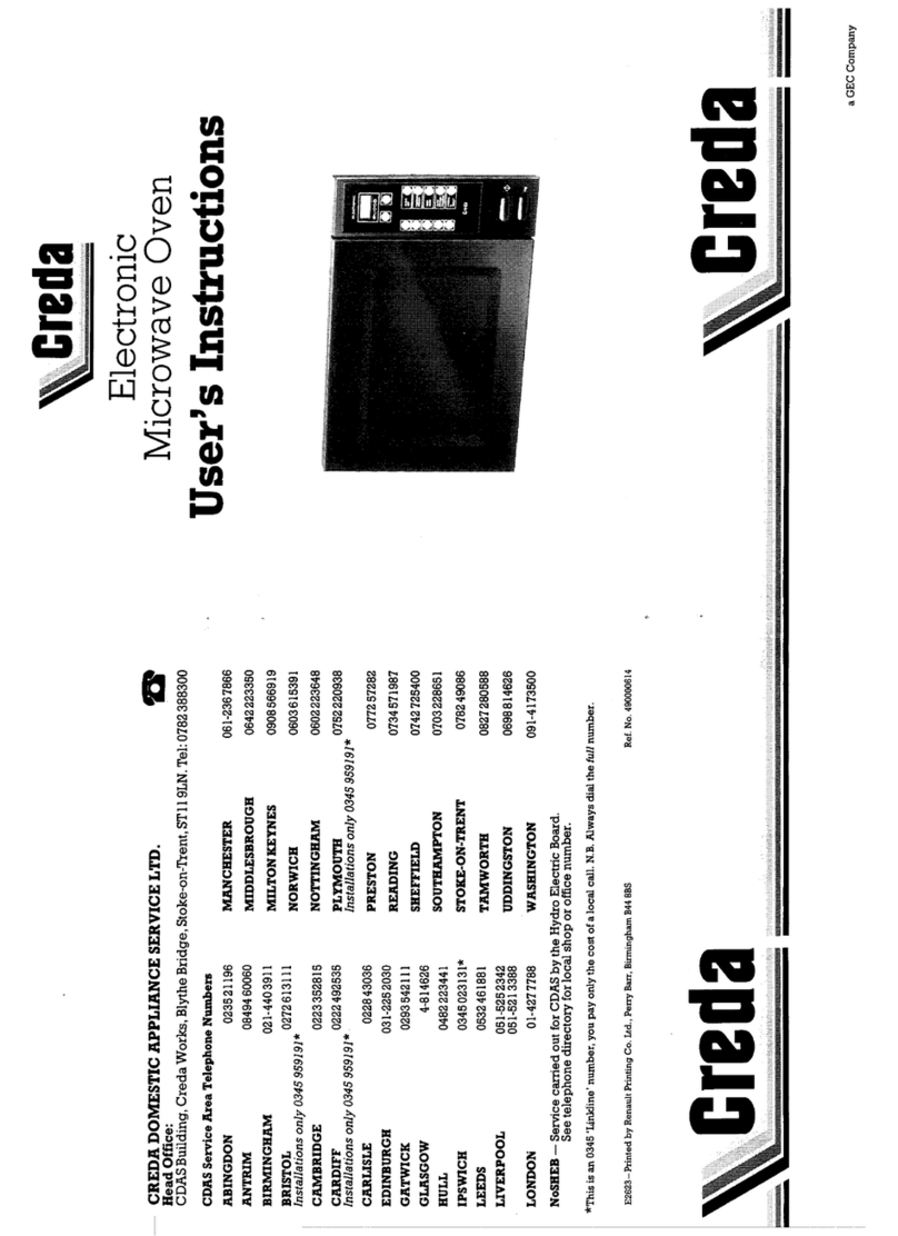 Creda HB49043 User instructions