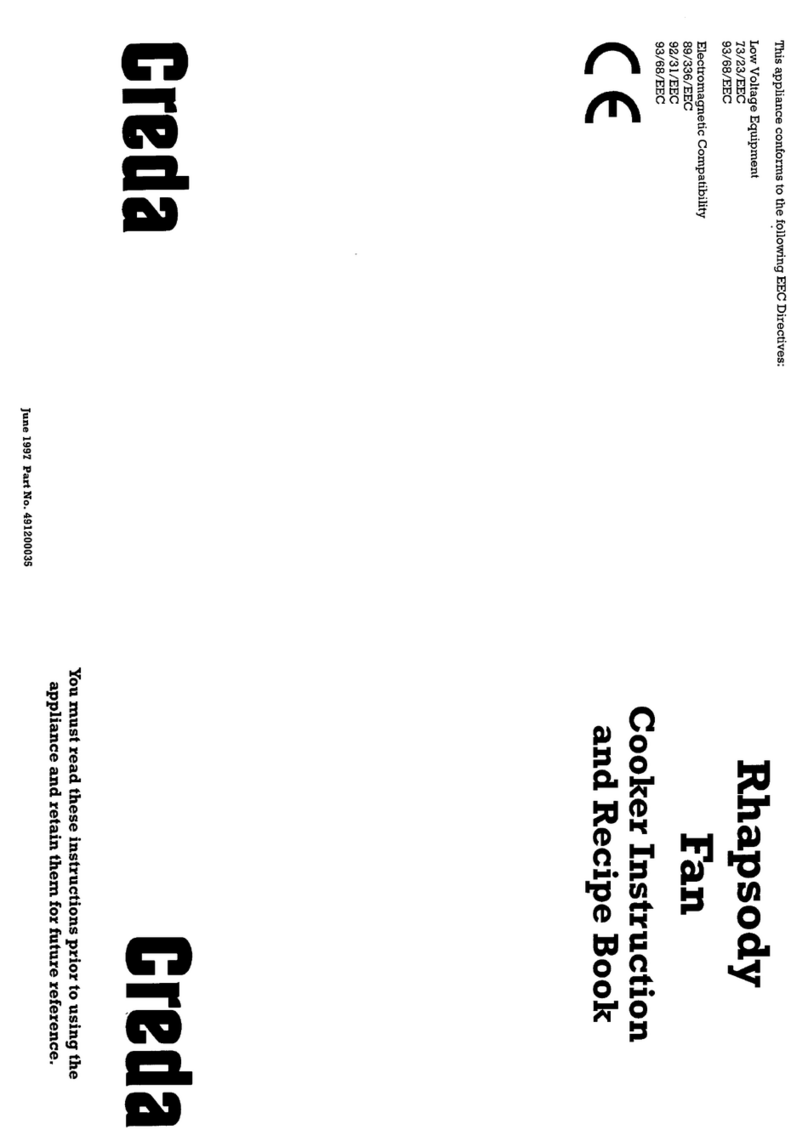 Creda HB49108 Quick guide Creda HB49108 Quick guide