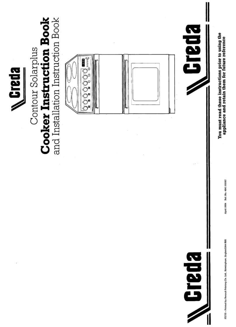 Creda HB48426 Instruction and installation book