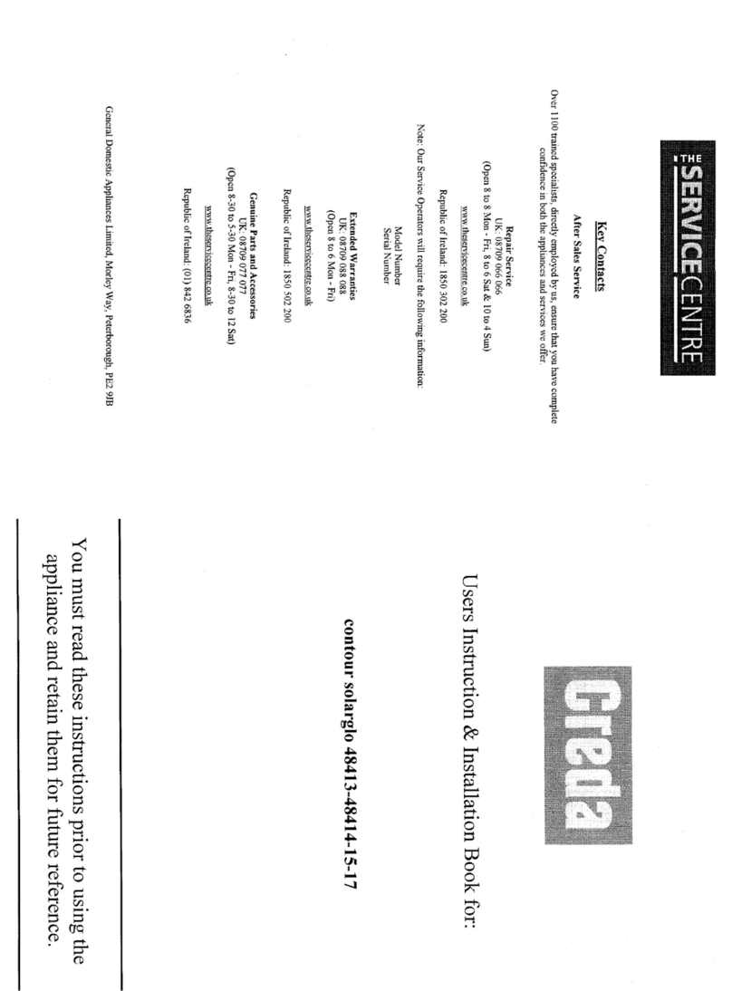Creda HB48417 Product guide Creda HB48417 Product guide