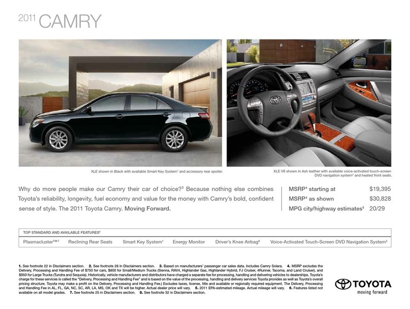 Toyota 2011 Camry Hybrid brochure