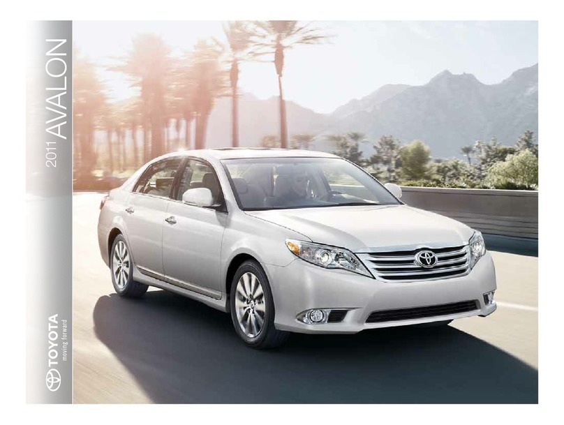Toyota AVALON - 2011 User manual