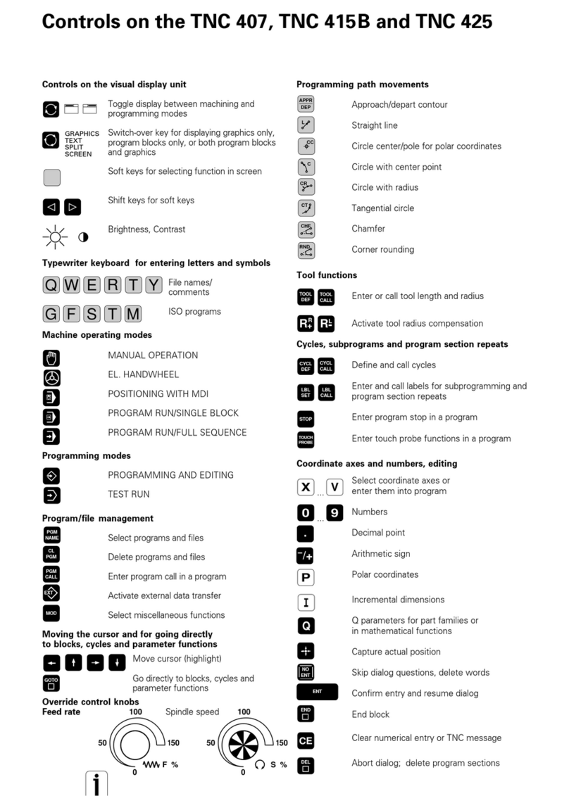 HEIDENHAIN TNC 425 manual