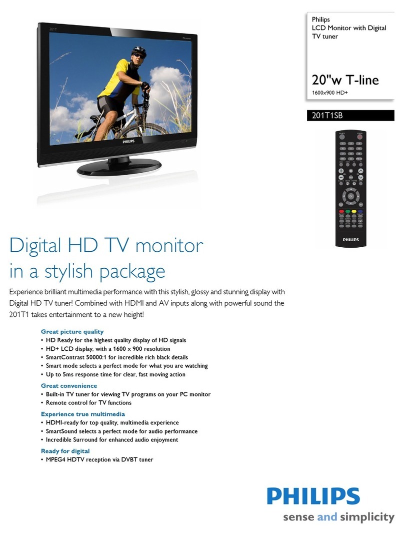Philips 201T1SB User manual