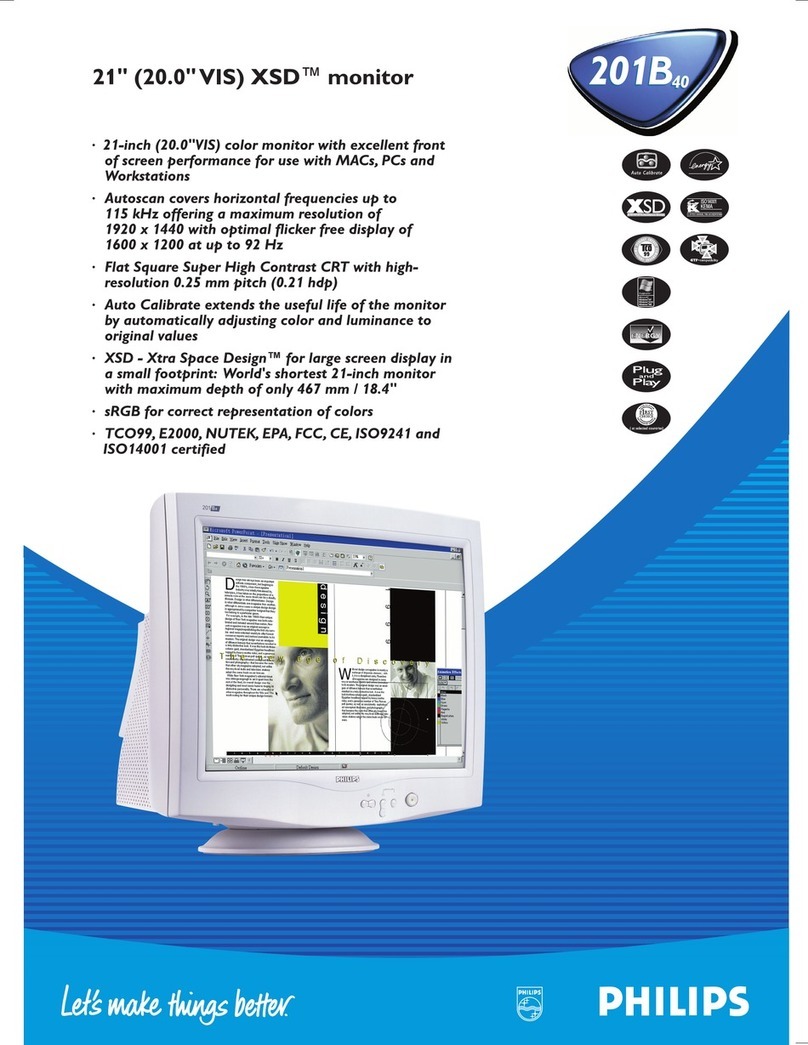 Philips 201B40 User manual