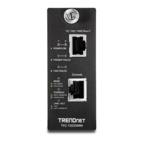 TRENDnet TFC-1600MM User manual