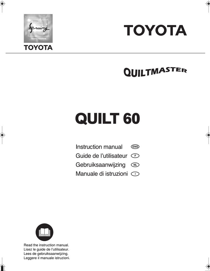 Toyota Quiltmaster QUILT 60 manual