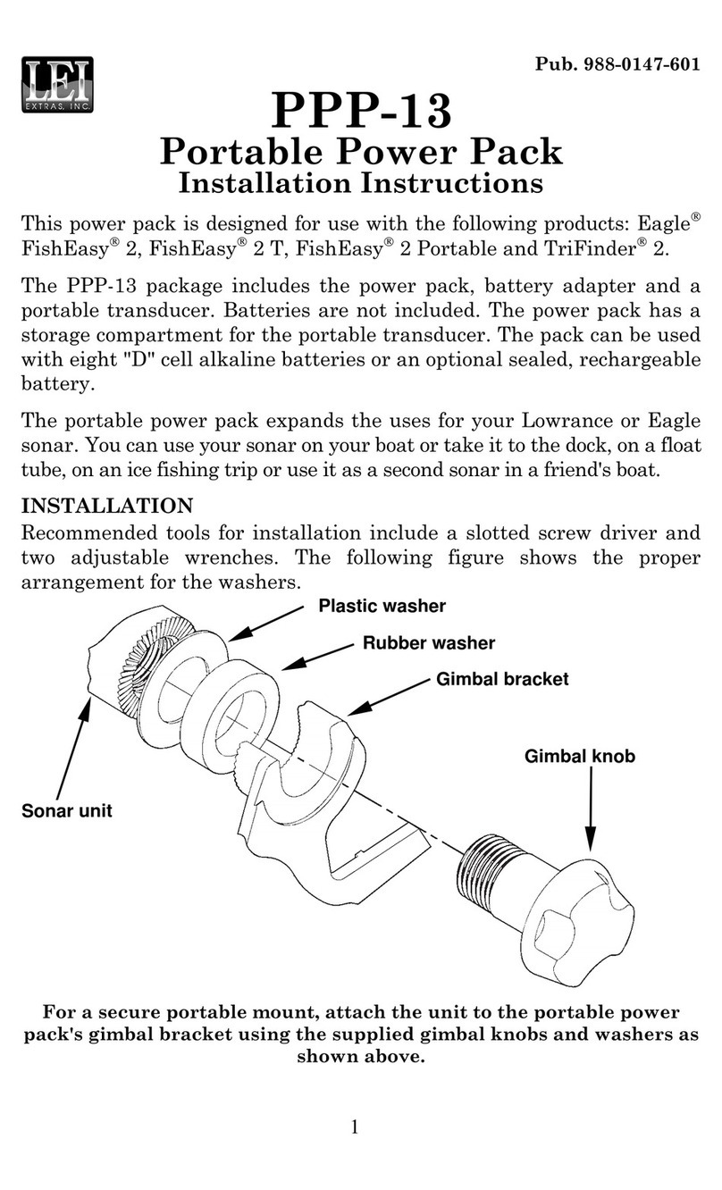 LEI accessories PORTABLE POWER PACK installation instructions
