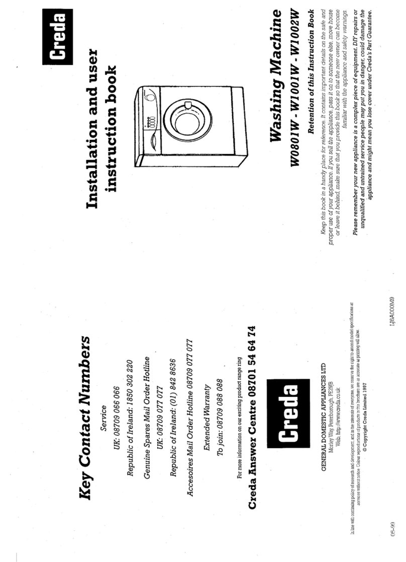 Creda HBW1002 Quick guide