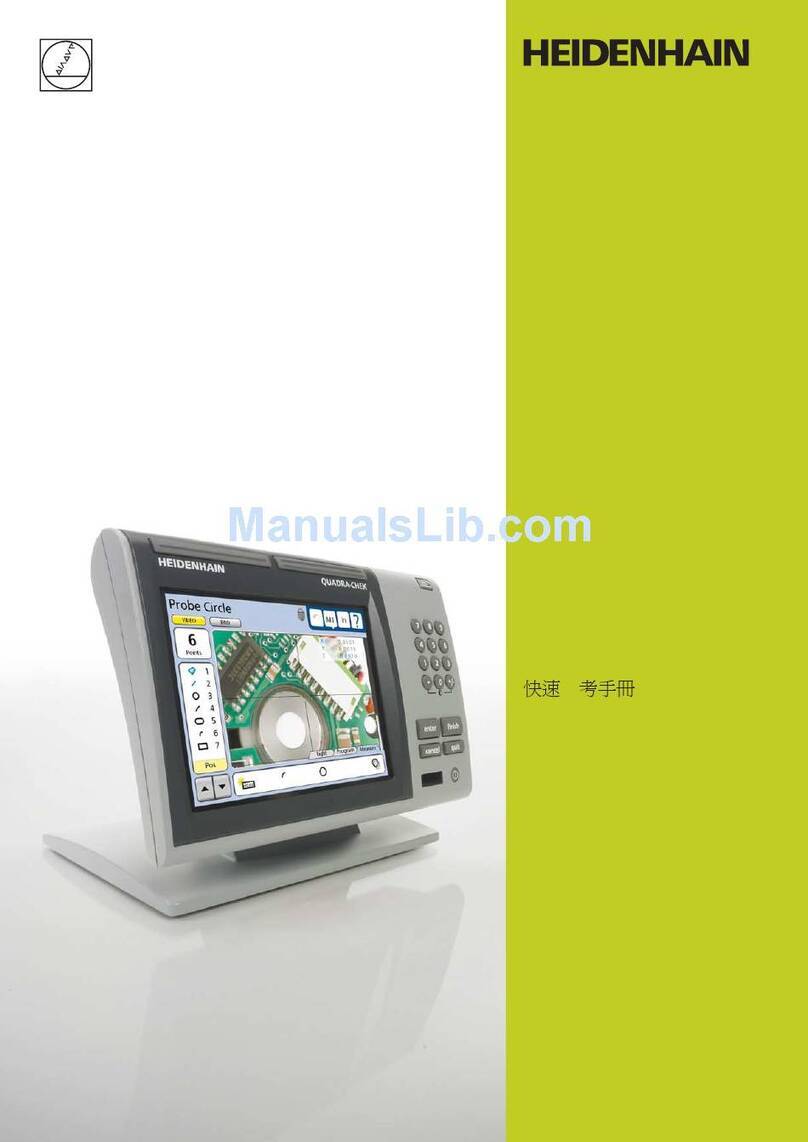 HEIDENHAIN ND 1300 - V2.1.0 GUIDE User manual HEIDENHAIN ND 1300 - V2.1.0 GUIDE User manual