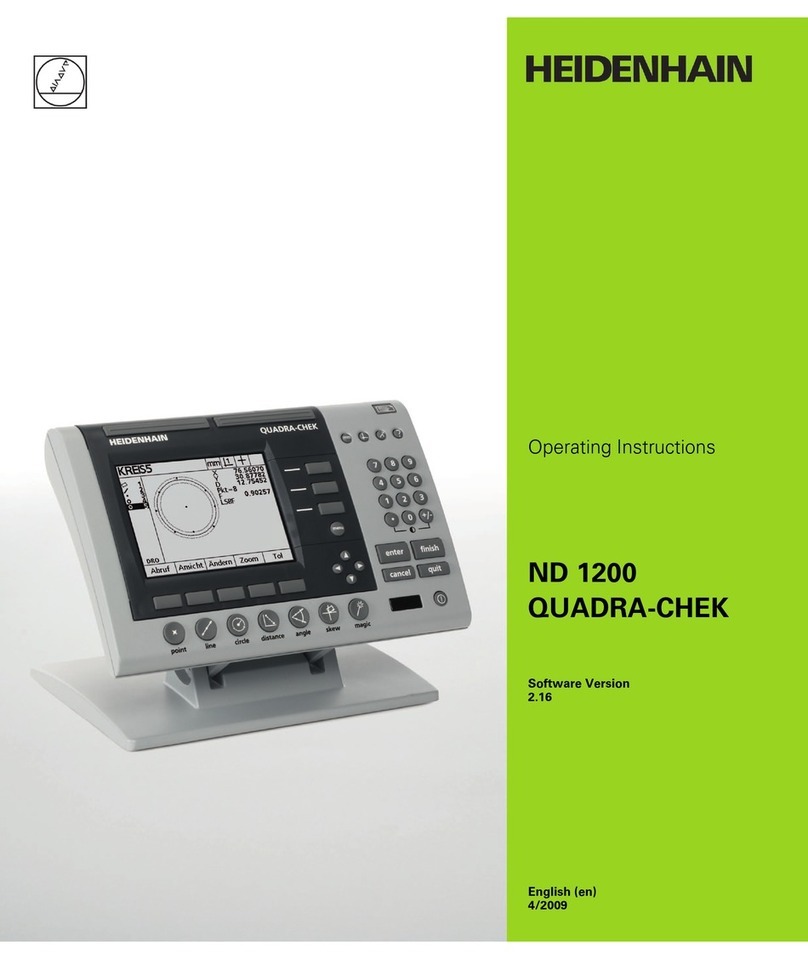 HEIDENHAIN ND 1200 - V2.16 User manual