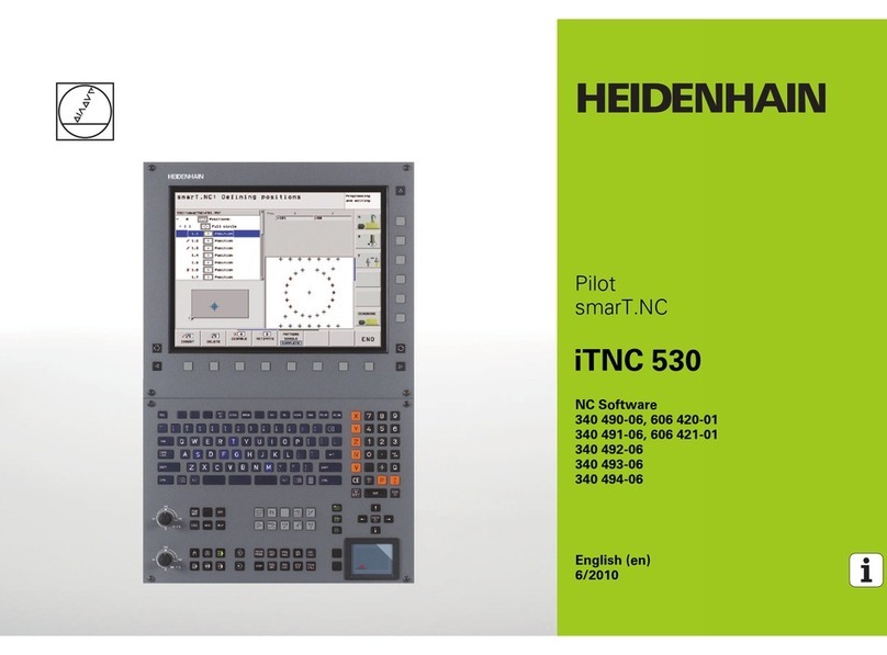 HEIDENHAIN ITNC 530 - PILOT SMART NC User manual