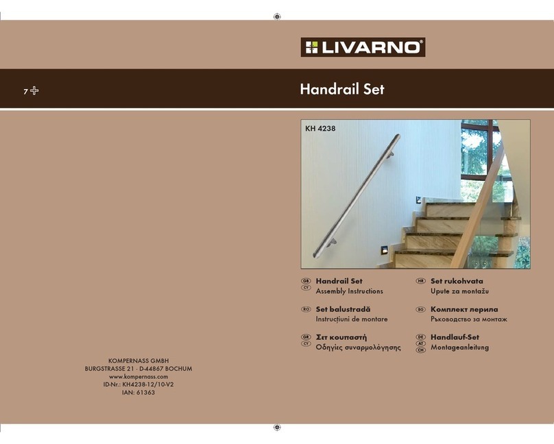 LIVARNO KH 4238 HANDRAIL SET User manual