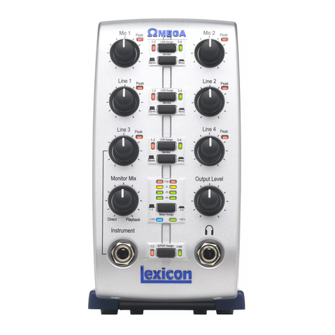 Lexicon OMEGA Firmware update