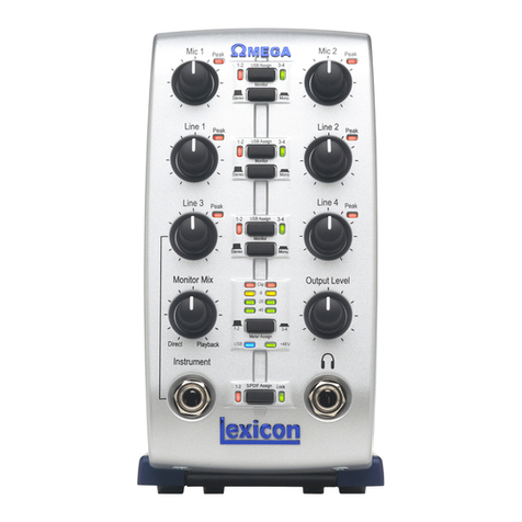 Lexicon OMEGA Firmware update