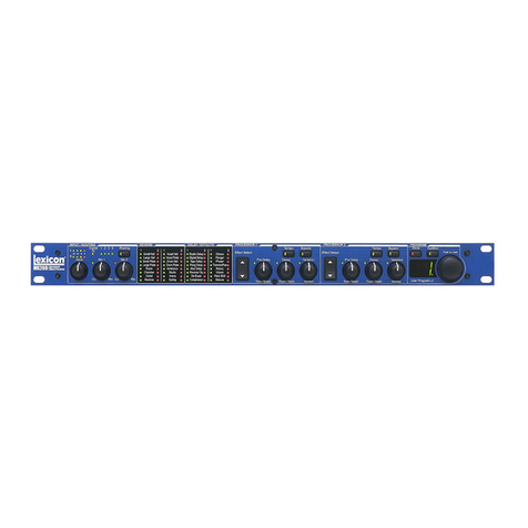 Lexicon MX200 User manual