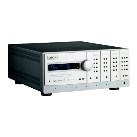 Lexicon RV-8 V2.0 - SERIAL PROTOCOL DEFINITIONS REV... User manual