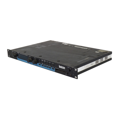 Lexicon PCM 81 - REV 1 user guide