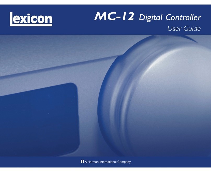 Lexicon MC-12 - REV 2 user guide