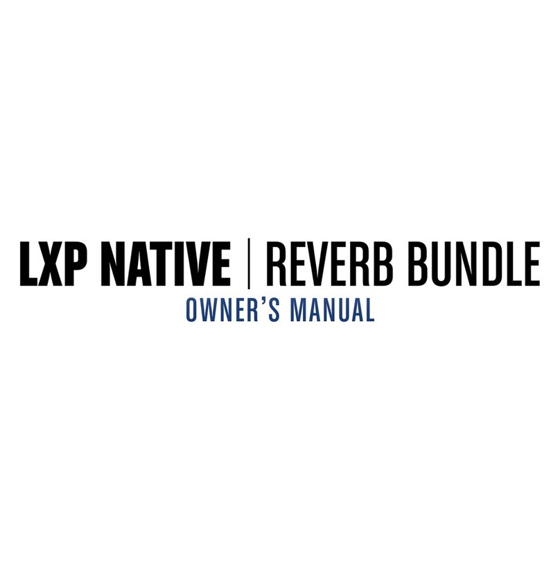 Lexicon LXP NATIVE - owner's manual